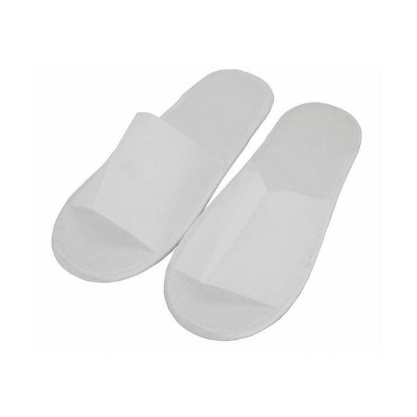 Slipper Paper White Color (box/10 packs/1000pairs) - Angelina Nail Supply NYC