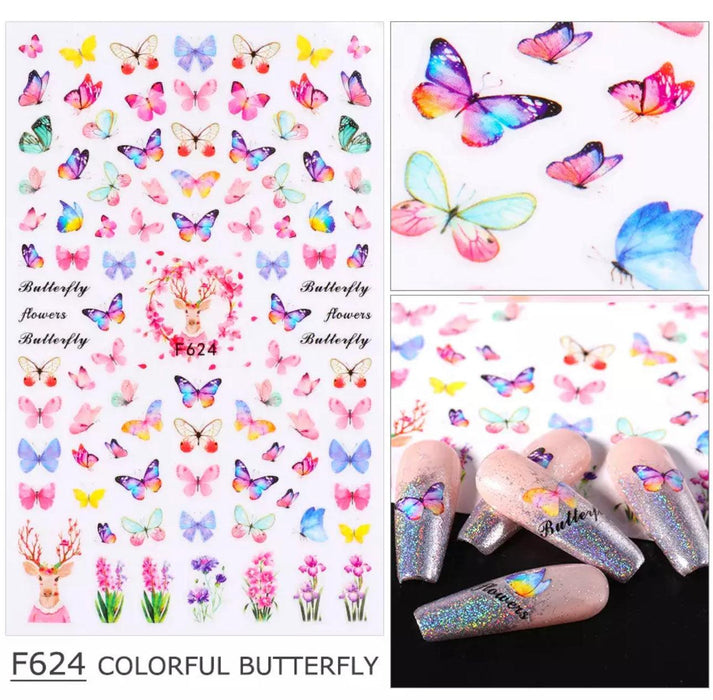 Sticker Butterfly - Angelina Nail Supply NYC