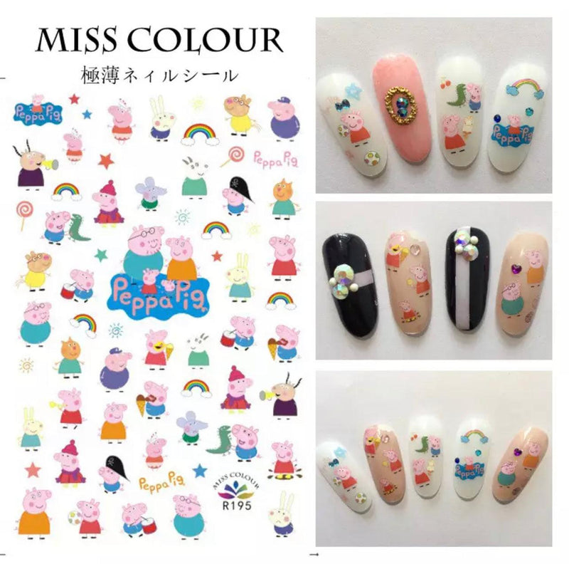 Sticker Cartoon - 1 - Angelina Nail Supply NYC