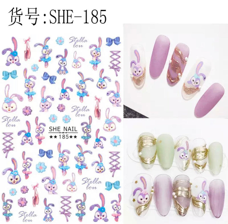 Sticker Cartoon - 1 - Angelina Nail Supply NYC