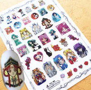 Sticker Cartoon - 2 - Angelina Nail Supply NYC