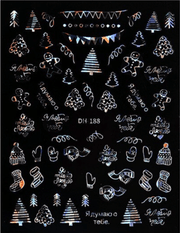 Sticker Christmas - Angelina Nail Supply NYC