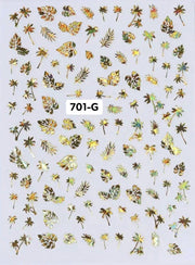 Sticker Leaf & Flower - Angelina Nail Supply NYC