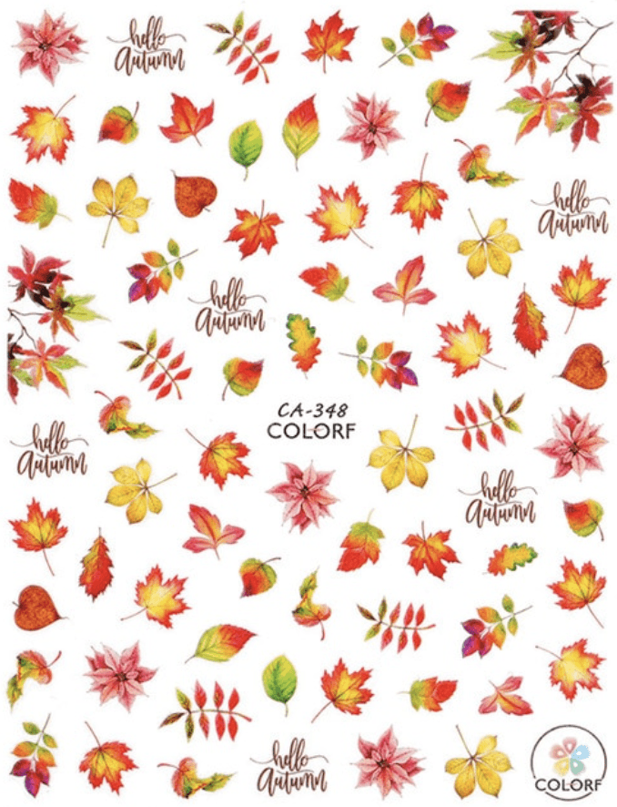 Sticker Leaf & Flower - Angelina Nail Supply NYC