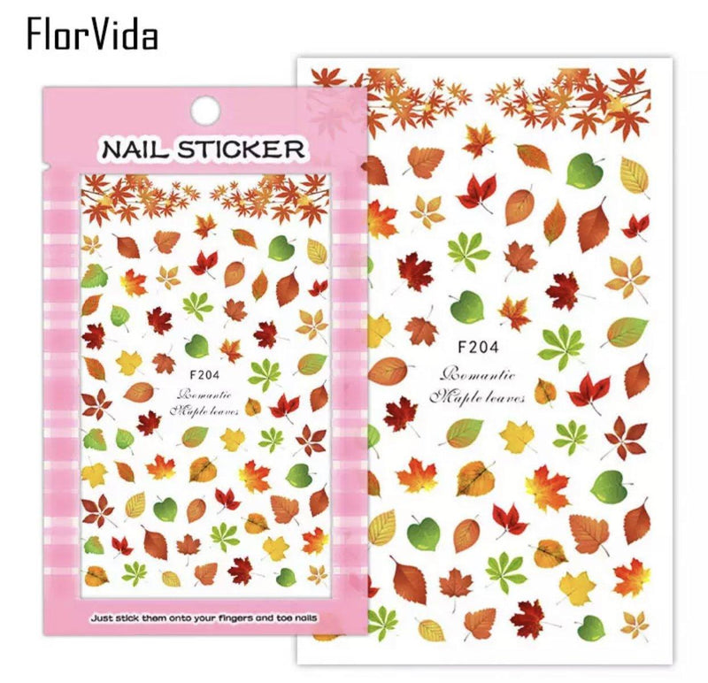 Sticker Leaf & Flower - Angelina Nail Supply NYC